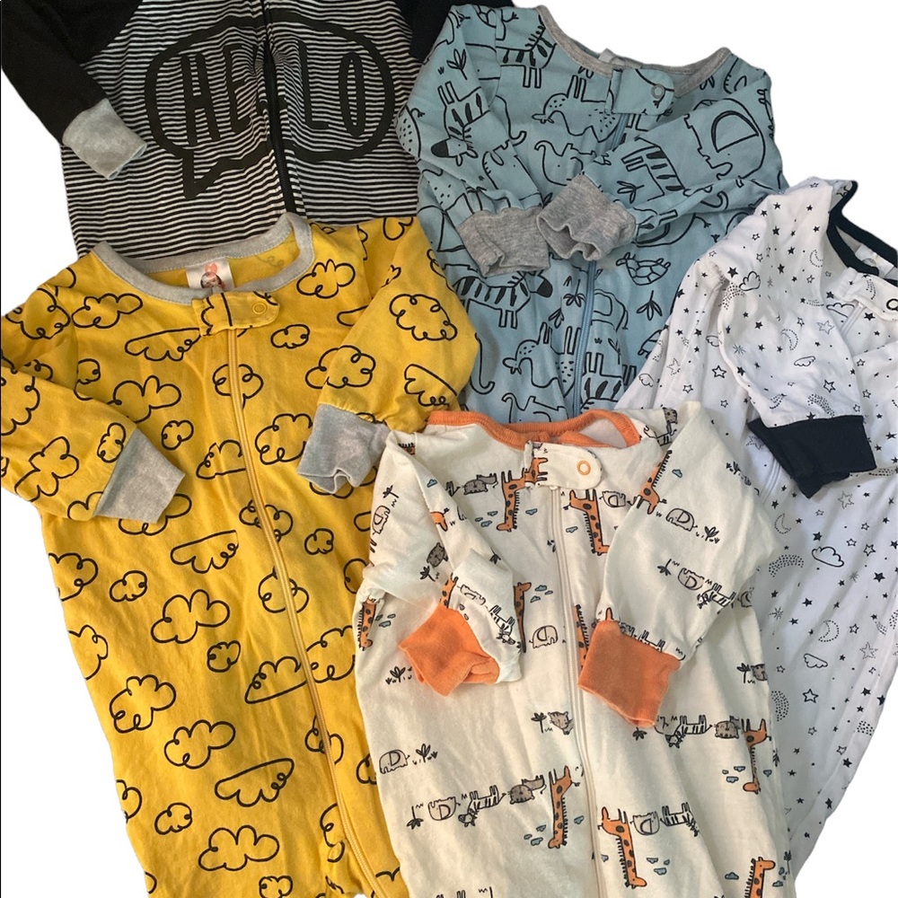 5 gerber 3-6 month boys one piece